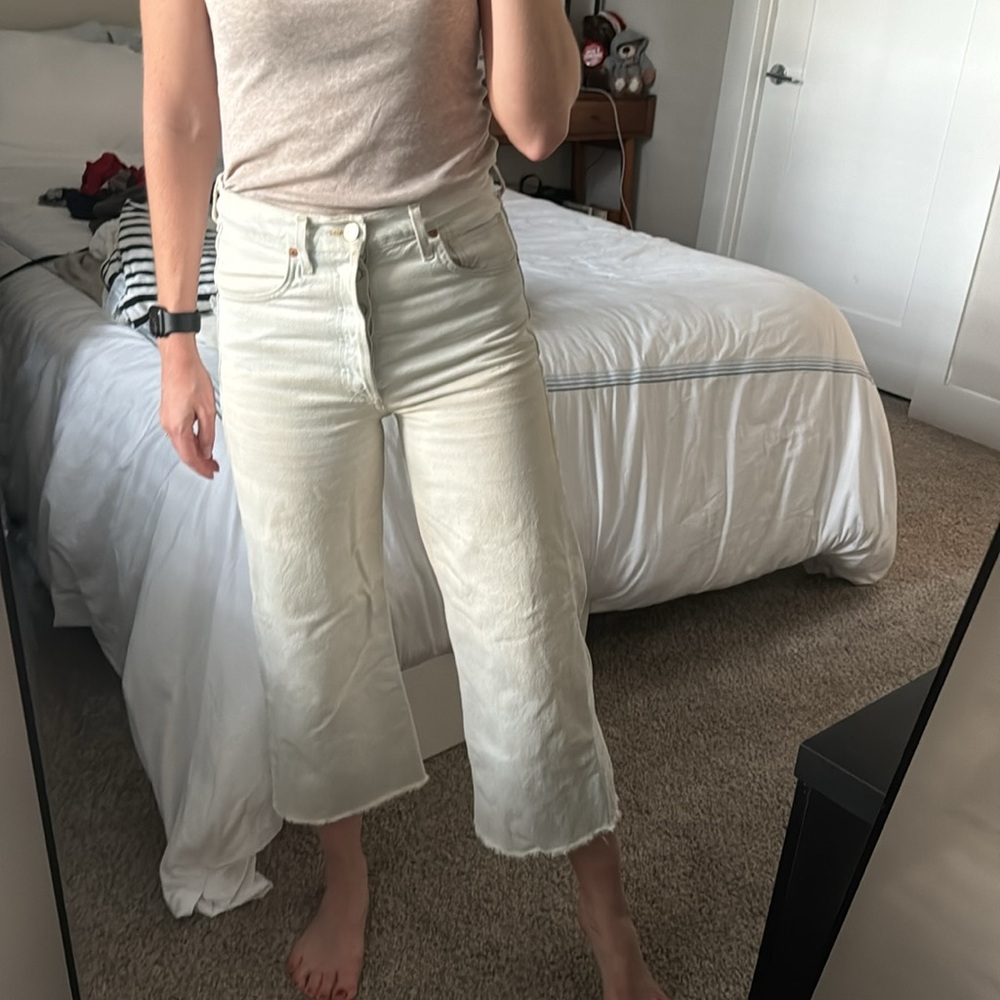 citizens of humanity Emma cropped wide leg jeans
